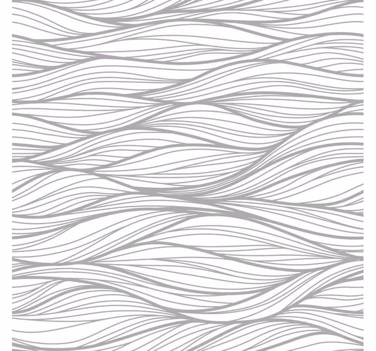 Tenda a rullo moderna texture ondulate su sfondo bianco - TenStickers