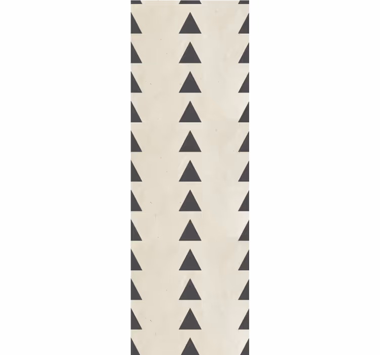 Tenda a rullo moderna triangoli grigi scuri effetto usurato - TenStickers