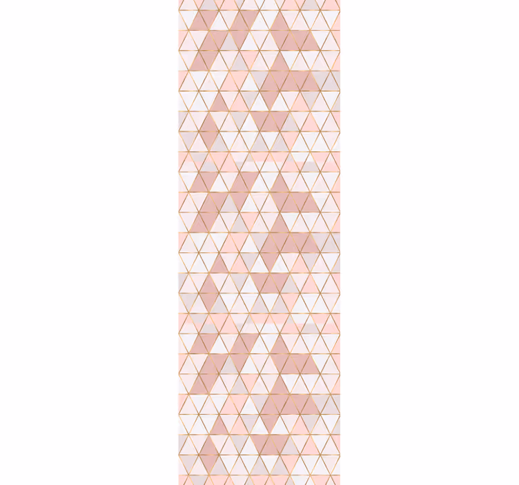 Tenda a rullo moderna linee oro colori chiari e texture - TenStickers