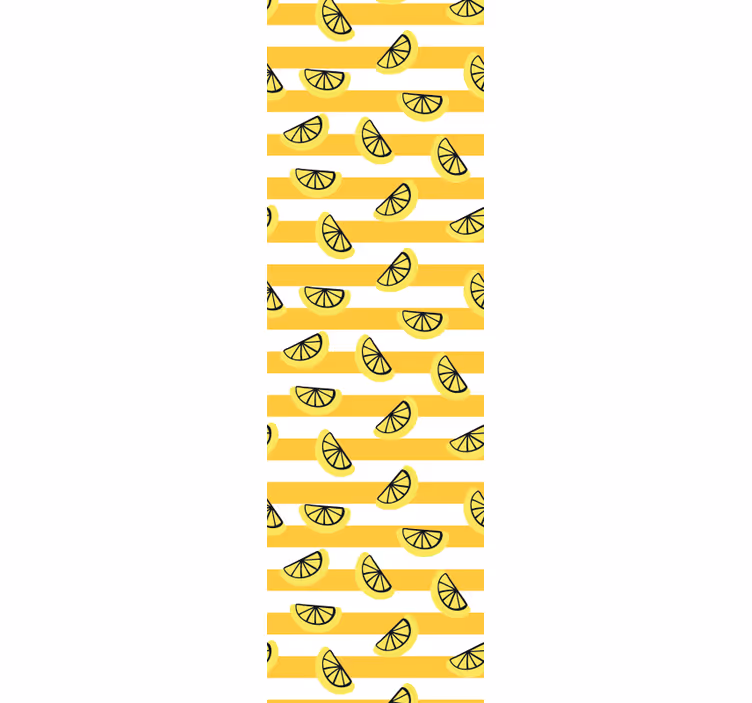 Tenda a rullo moderna design simboli limone - TenStickers