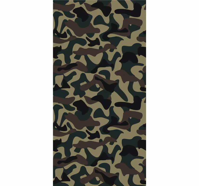 Tenda a rullo moderna motivo militare - TenStickers