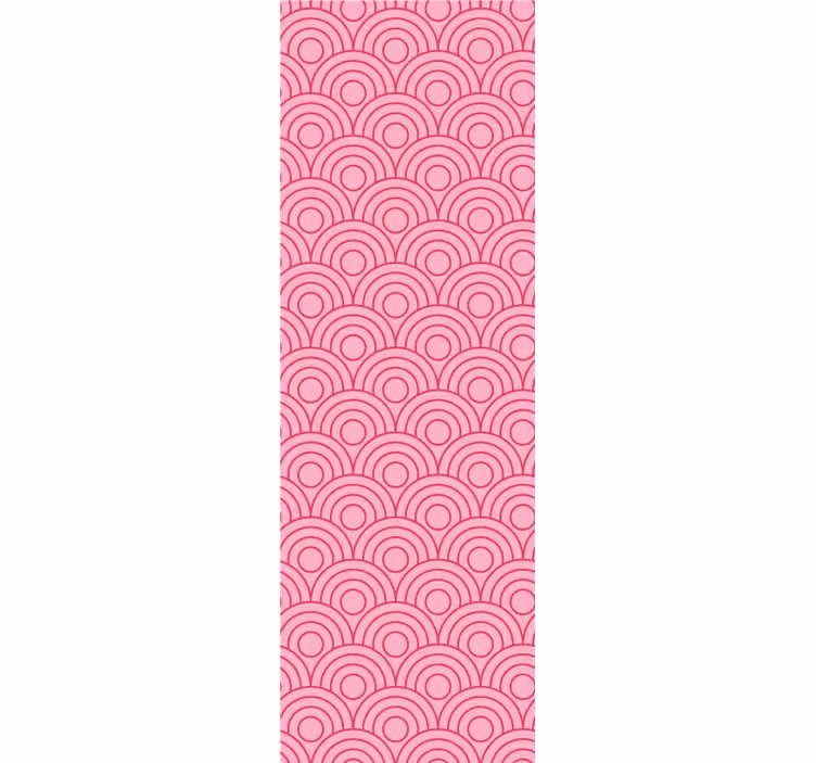 Tenda a rullo moderna forma rosa scura e chiara - TenStickers