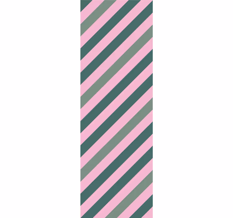 Tenda a rullo moderna blocchi di colore rosa e verde - TenStickers