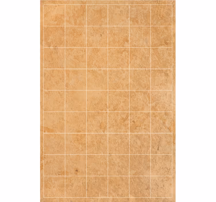 Tenda a rullo beige a quadretti chiari - TenStickers