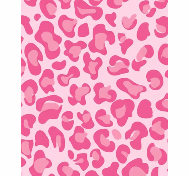 Tenda a rullo rosa stampa leopardata rosa - TenStickers