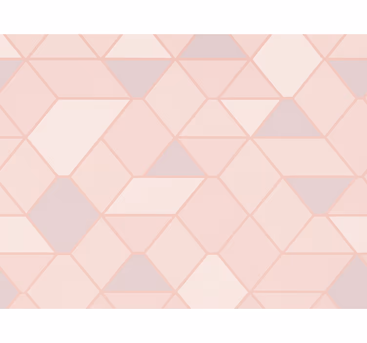 Tenda a rullo rosa figure astratte moderne rosa - TenStickers
