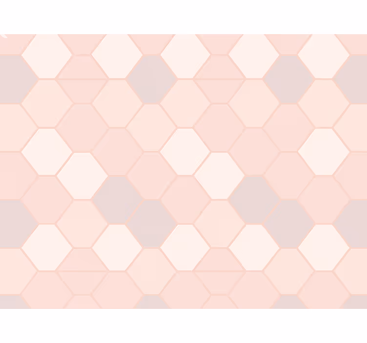 Tenda a rullo rosa figure astratte moderne rosa - TenStickers