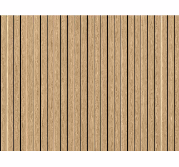 Tenda a rullo elegante con listelli in legno verticale - TenStickers