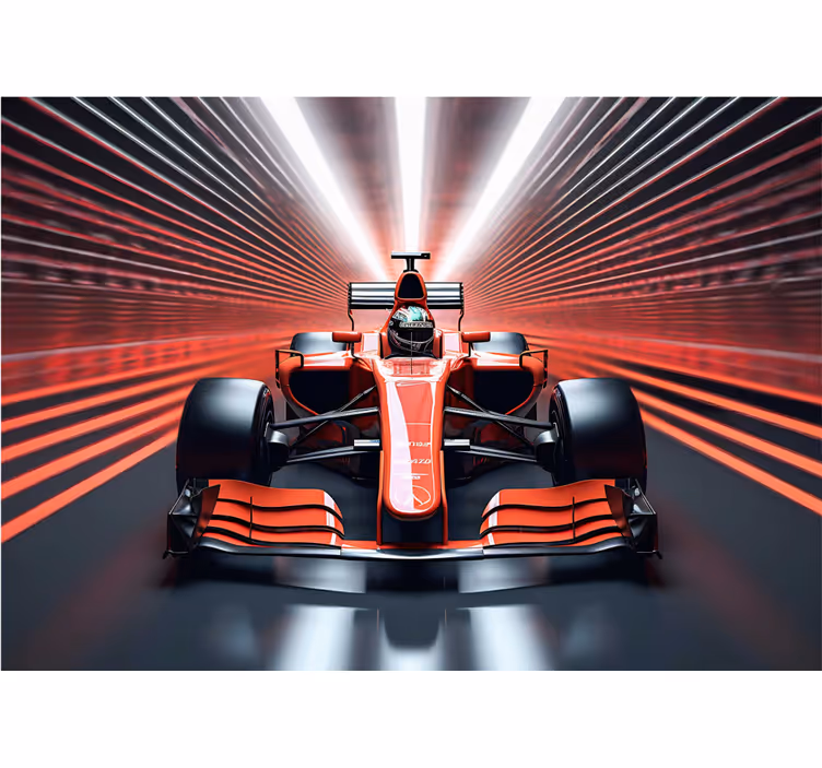 Tenda a rullo rossa formula 1 rossa - TenStickers