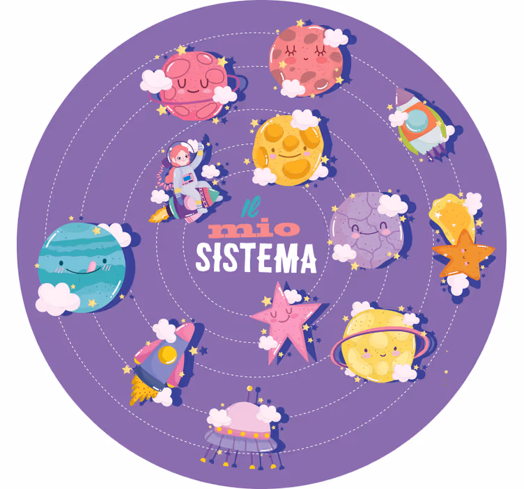 Tenda a rullo porpora il mio sistema - TenStickers