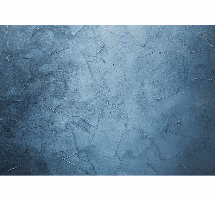 Tenda a rullo soggiorno affresco marmo onde blu - TenStickers
