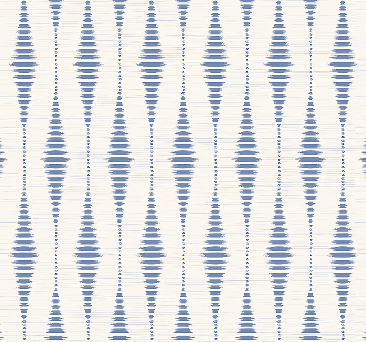 Tenda a rullo blu rabaul ikat blu e beige - TenStickers