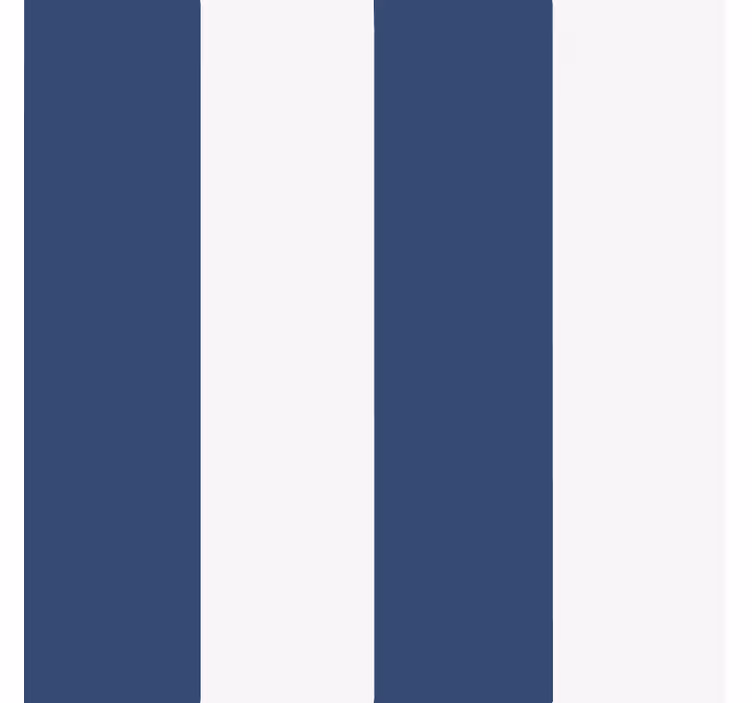 Tenda a rullo blu a righe nautiche classiche - TenStickers