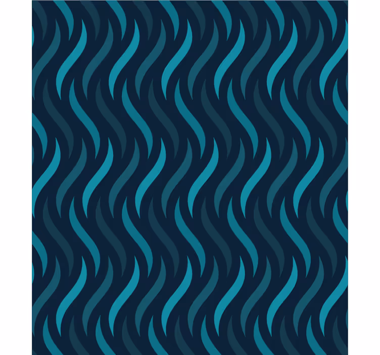 Tenda a rullo blu texture ondulata - TenStickers