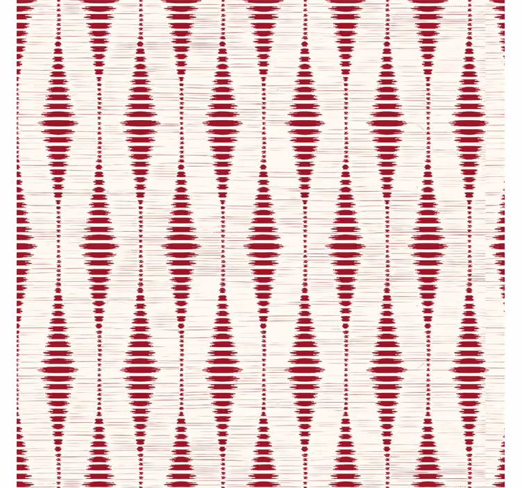 Tenda a rullo moderna in ikat rosso rabaul - TenStickers