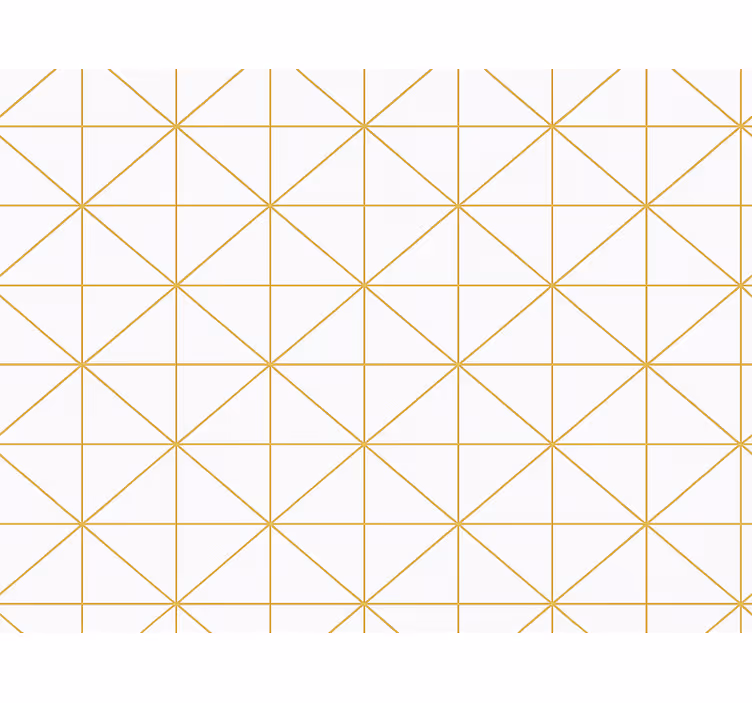 Tenda a rullo moderna geometrica oro - TenStickers