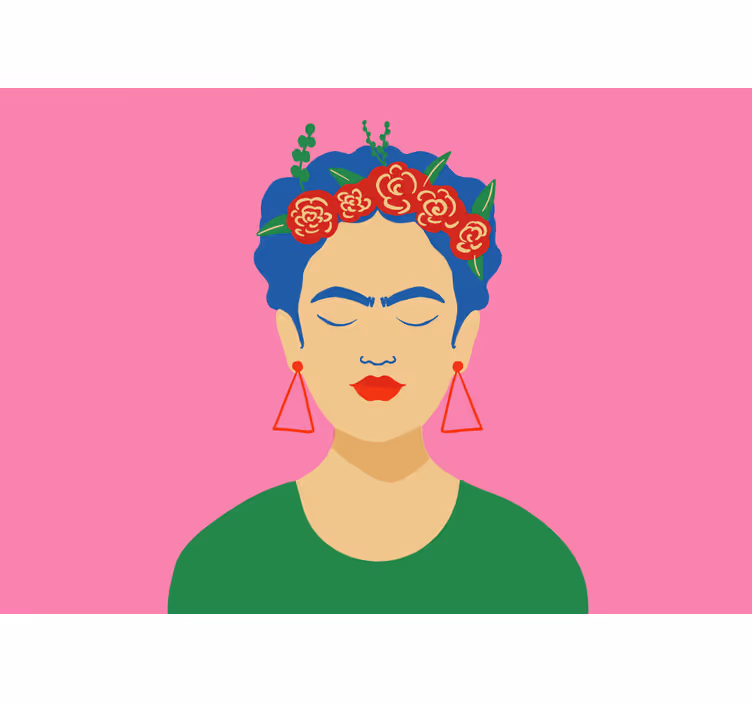 Tenda a rullo soggiorno design pop art frida kahlo - TenStickers
