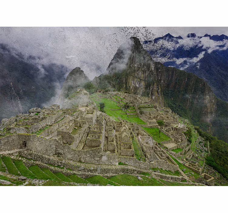 Tenda a rullo soggiorno machu picchu - TenStickers
