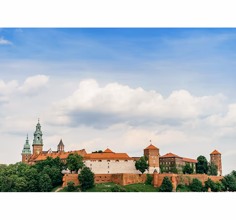 Tenda a rullo soggiorno castello reale di cracovia - TenStickers