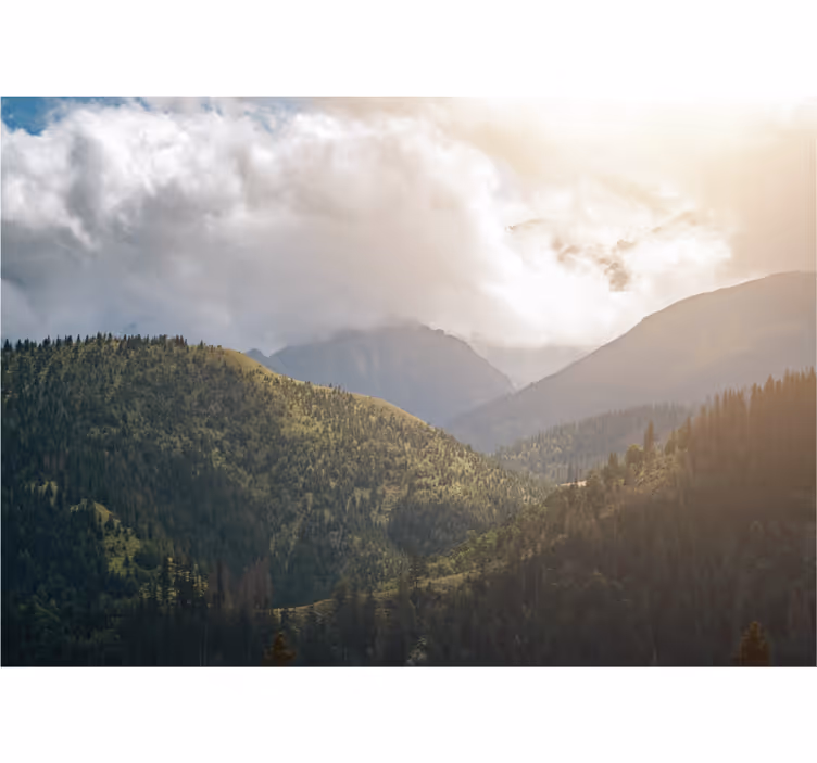 Tenda a rullo soggiorno parco nazionale dei tatra - TenStickers