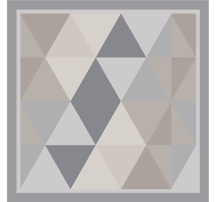 Tenda a rullo grigia triangoli pantone grigi - TenStickers