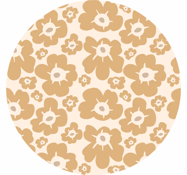 Tenda a rullo beige papaveri beige - TenStickers