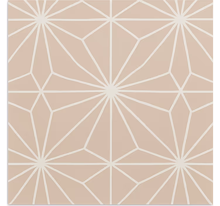 Tenda a rullo beige con motivo stelle beige - TenStickers