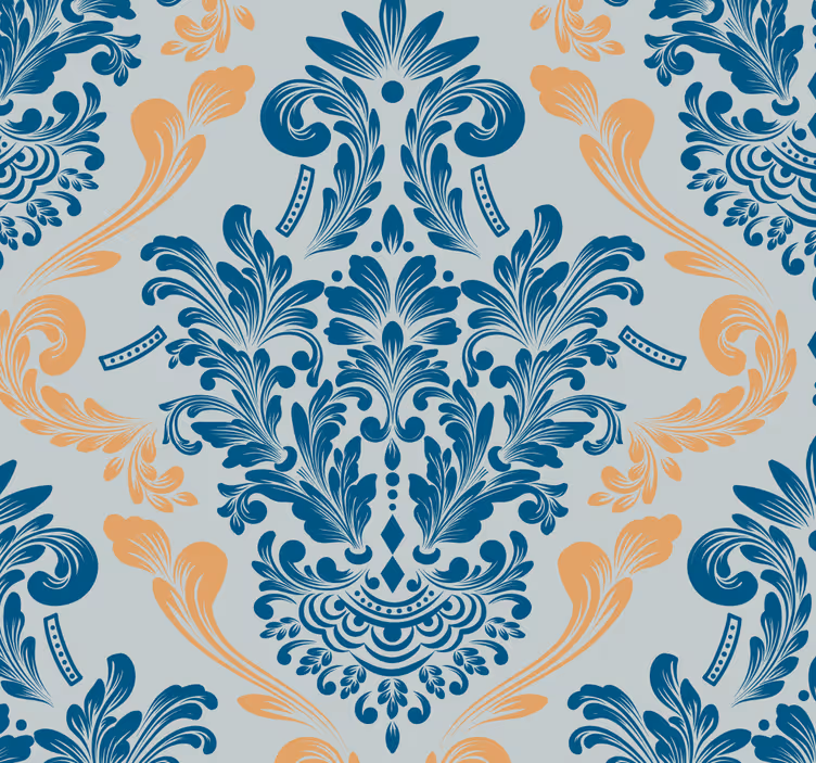 Tenda a rullo vintage design floreale elegante - TenStickers
