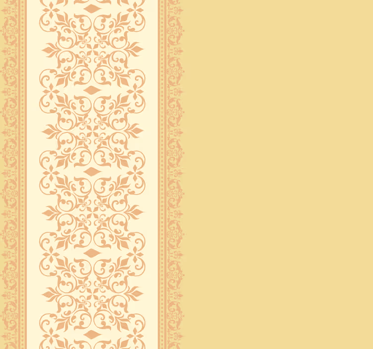 Tenda a rullo vintage design giallo vintage - TenStickers