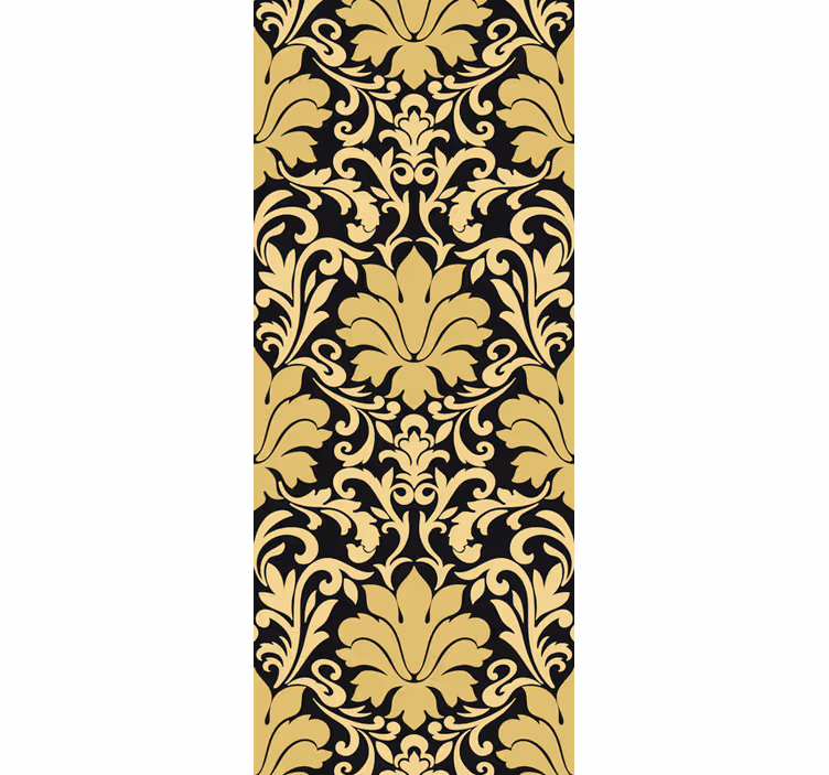 Tenda a rullo vintage stile damascato di lusso - TenStickers