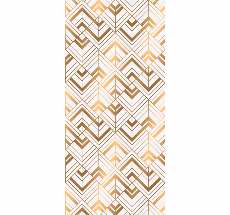 Tenda a rullo vintage motivo decorativo a rombi - TenStickers