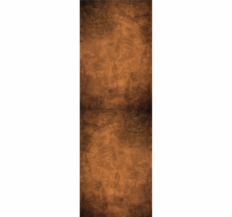 Tenda a rullo vintage motivo rettangolare marrone rustico - TenStickers