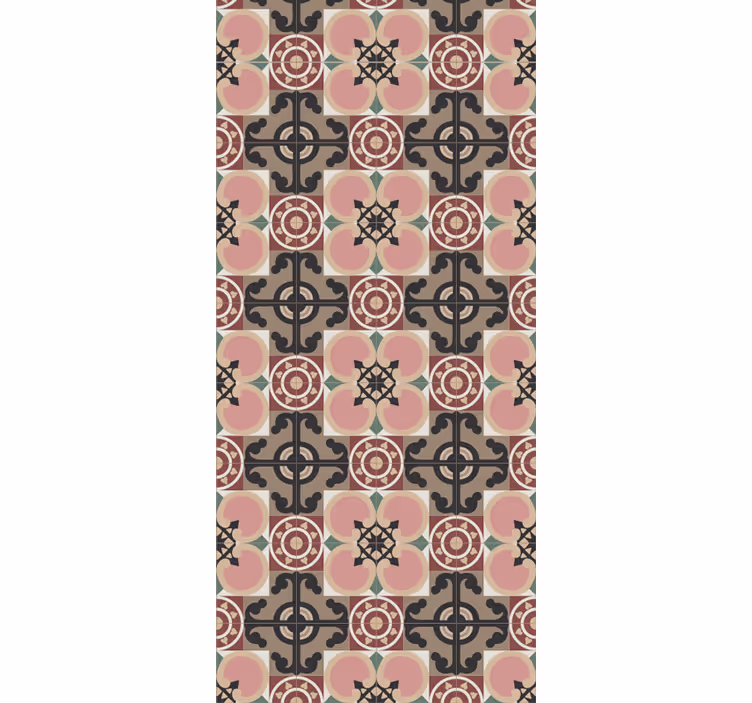 Tenda a rullo vintage piastrelle toledane - TenStickers