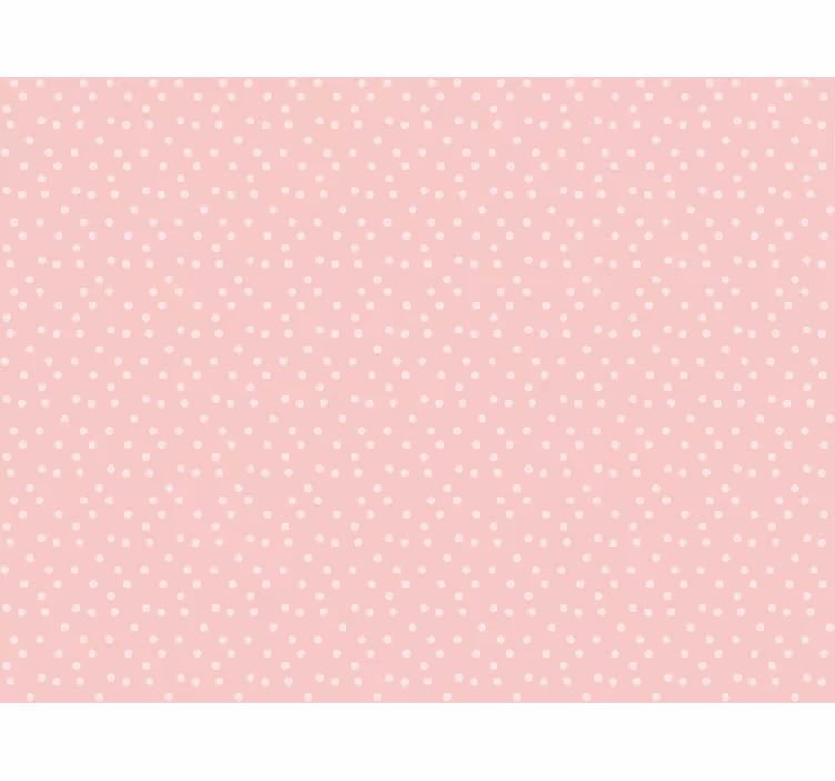 Tenda a rullo rosa con pois pastello delicati - TenStickers