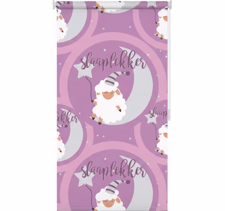 Tenda a rullo rosa sogni d'oro - TenStickers