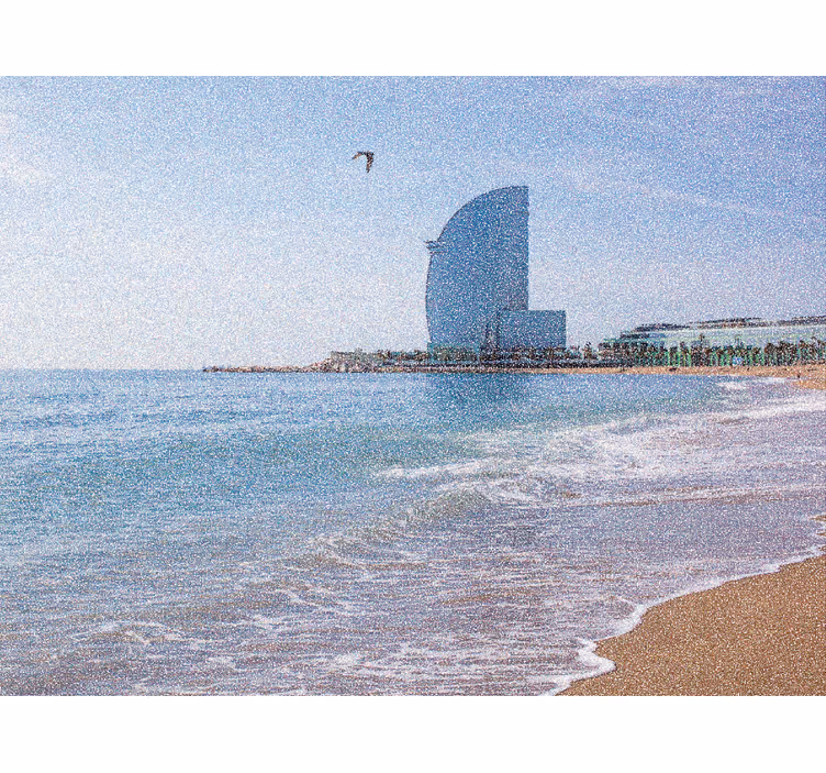 Tenda a rullo soggiorno vela hotel la barceloneta - TenStickers