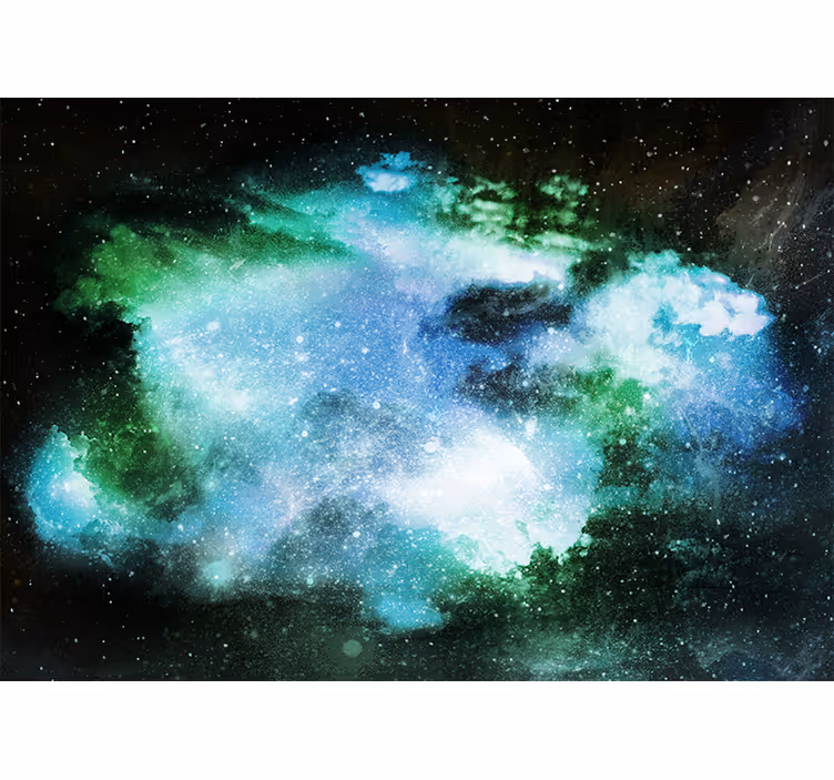 Tenda a rullo soggiorno pioggia cosmica straordinaria - TenStickers