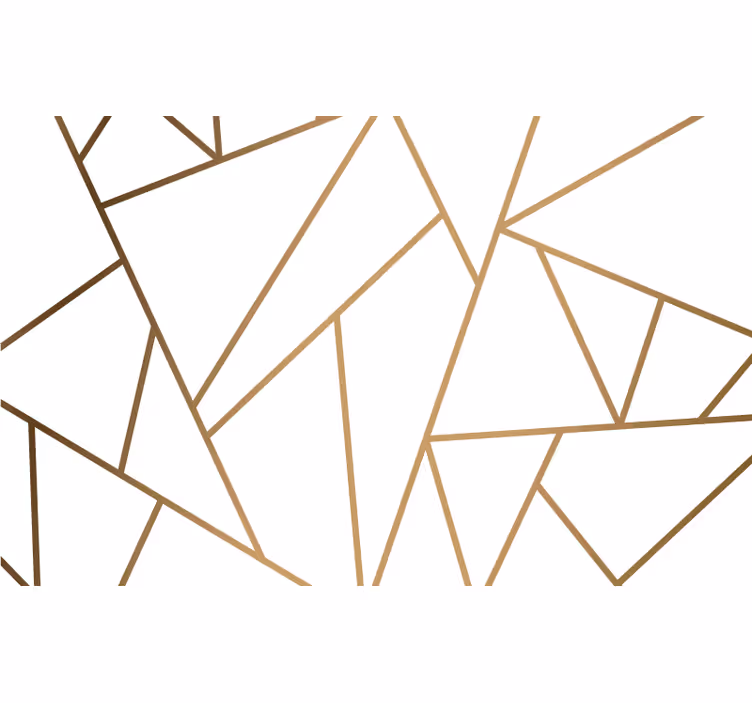 Tenda a rullo bianca linee geometriche marmo - TenStickers