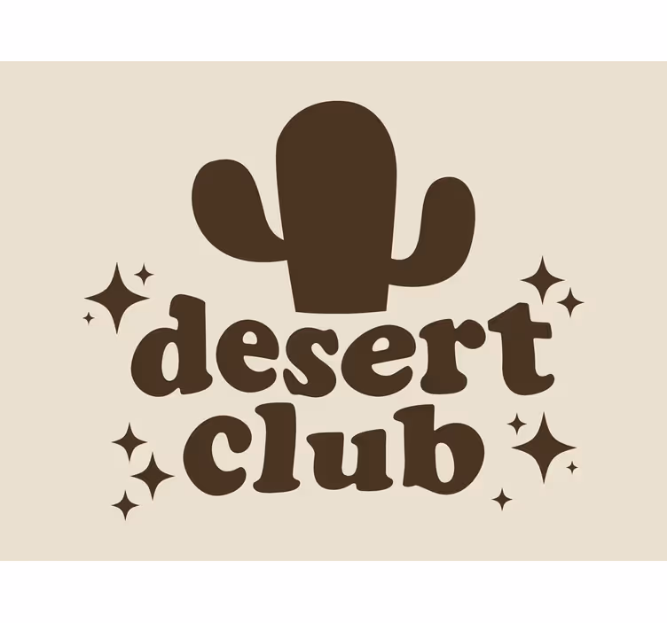 Tenda a rullo beige design retro cactus psichedelico - TenStickers