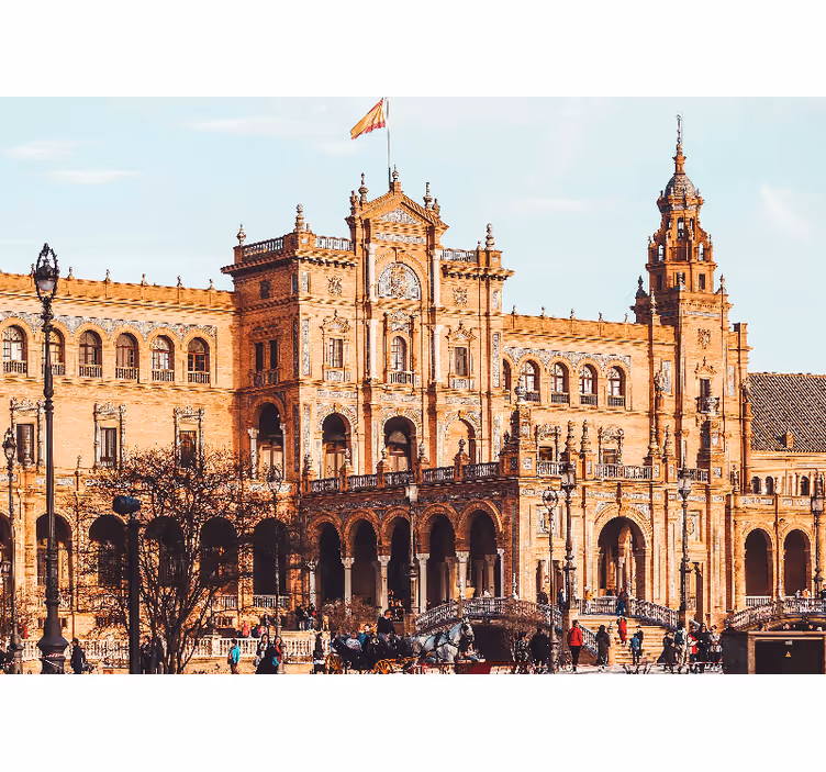 Tenda a rullo camera da letto plaza soleggiata sevilla - TenStickers