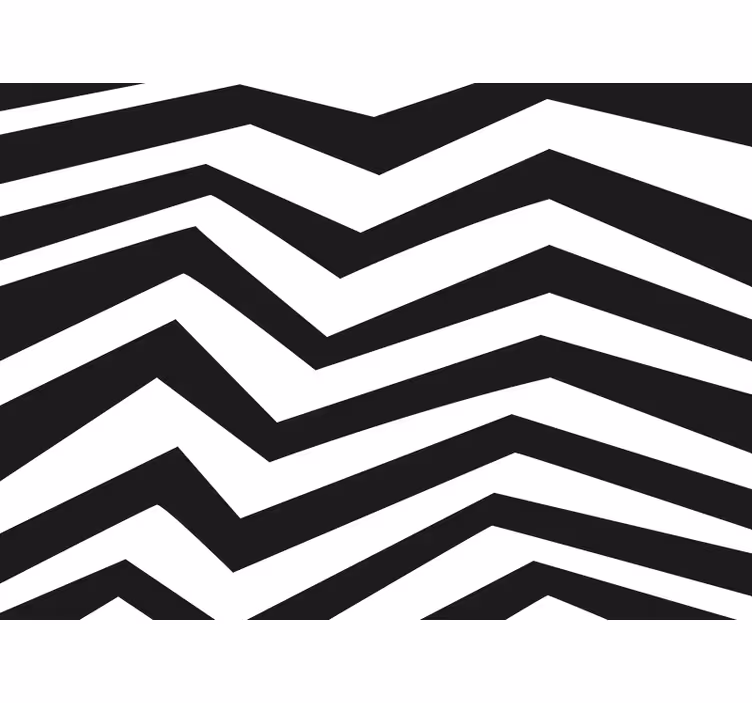 Tenda a rullo camera da letto zig zag - TenStickers