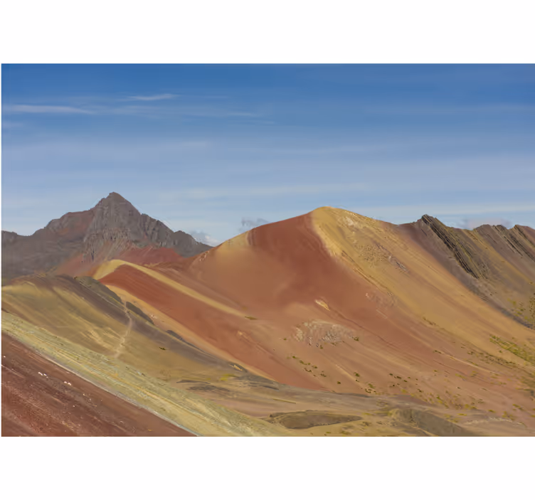 Tenda a rullo camera da letto deserto peruviano - TenStickers