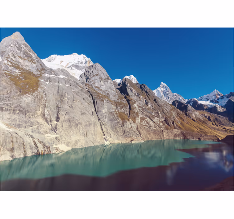 Tenda a rullo camera da letto lago peruviano - TenStickers