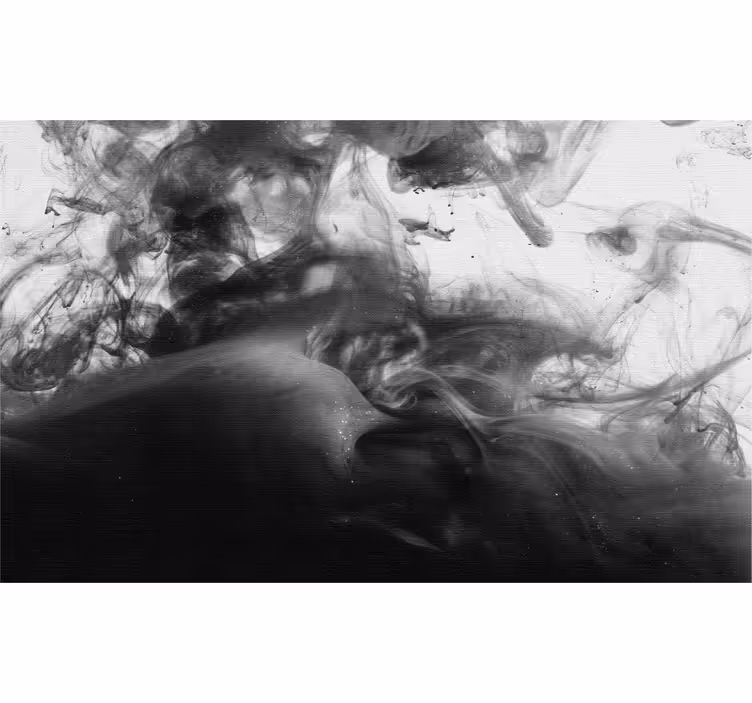 Tenda a rullo grigia nuvola grigia di nebbia - TenStickers