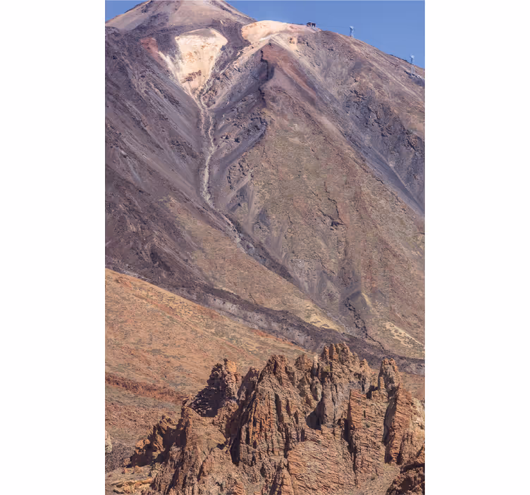 Tenda a rullo soggiorno vista teide - TenStickers
