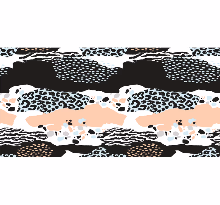 Tenda a rullo camera da letto pelle di leopardo elegante - TenStickers