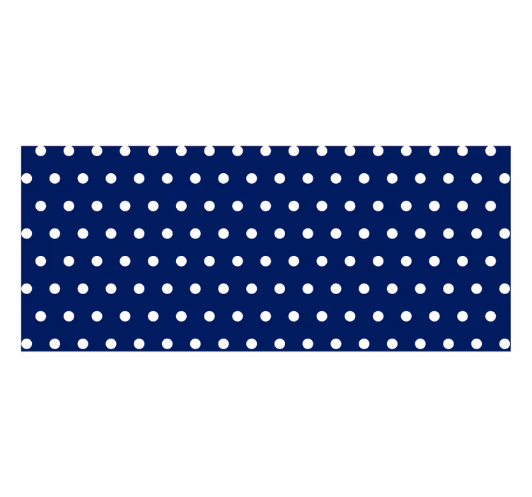 Tenda a rullo camera da letto punti bianchi - TenStickers