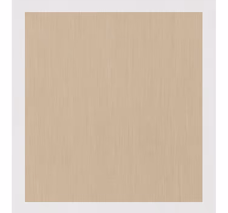 Tenda a rullo soggiorno beige con bordo bianco - TenStickers