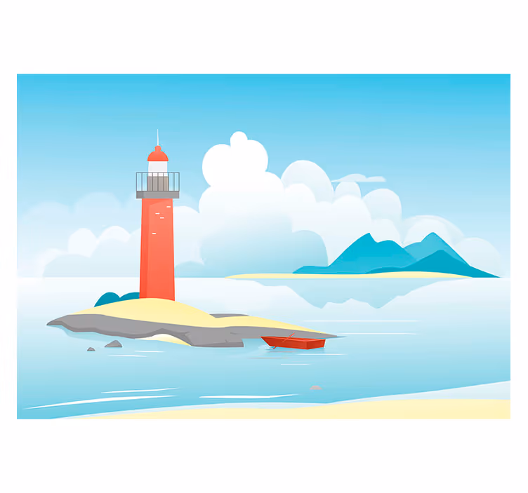 Tenda a rullo cameretta sogni in alto mare - TenStickers