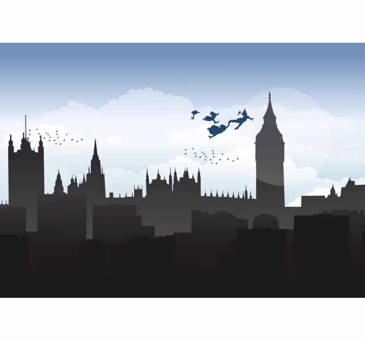 Tenda a rullo cameretta londra bambini - TenStickers